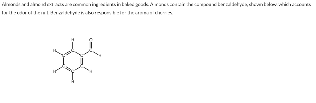 Solved: Almonds And Almond Extracts Are Common Ingredients ... Solved: Almonds And Almond Extracts Are Common Ingredients ...