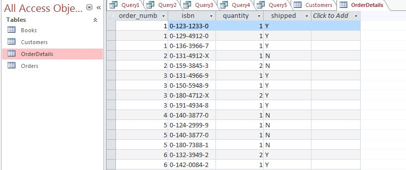 Query21匣Query3 曱Query4(匣Query5ー困Customers E OrderDetails Query1QuenyeryEE Customers OrderDetails Queryl order numb All Access