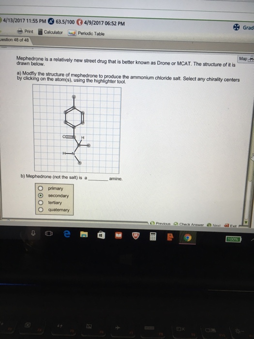 salt amine structure Solved: Relatively Is That Is A Drug Street Mephedrone New