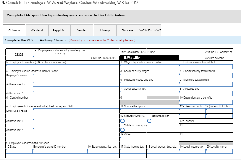 Appendix A Continuing Payroll Project: Wayland Cus 