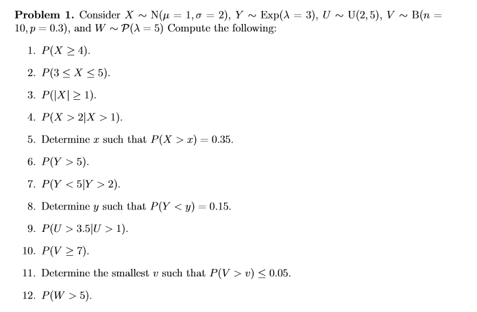 Solved Problern 1 Consider X N M 1 S 2 Y Exp Chegg Com