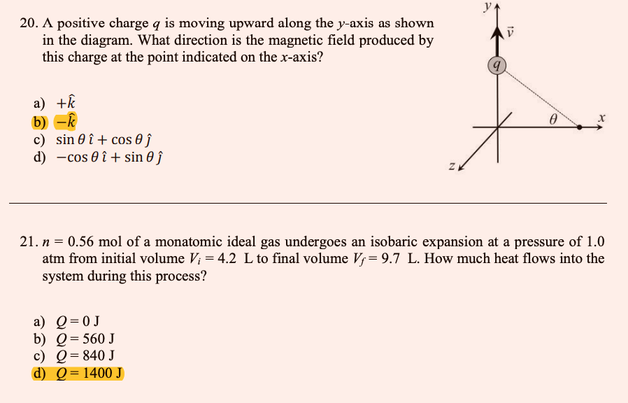 Solved Y A Positive Charge Q Is Moving Upward Along Chegg Com