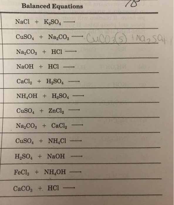 Phản ứng hóa học giữa K2SO4 và NaCl