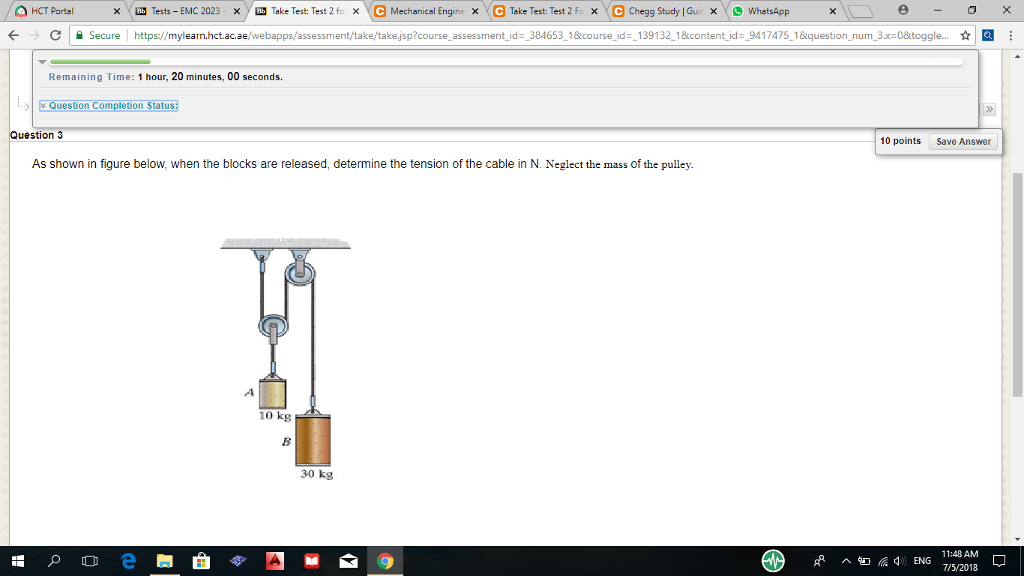 Solved X Mo Tests Emc 23 X Ym Take Test Test 26 E Mec Chegg Com