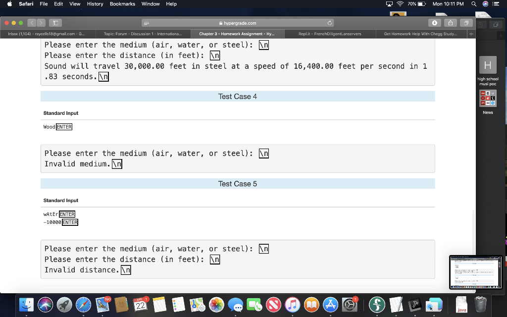 <i Safari File Edit View History Bookmarks Window Help 동令70% L: Q Mon 10:11 PM Inbox [1,104) -ayeells1@gmail.cam-G. Tapic: Fa