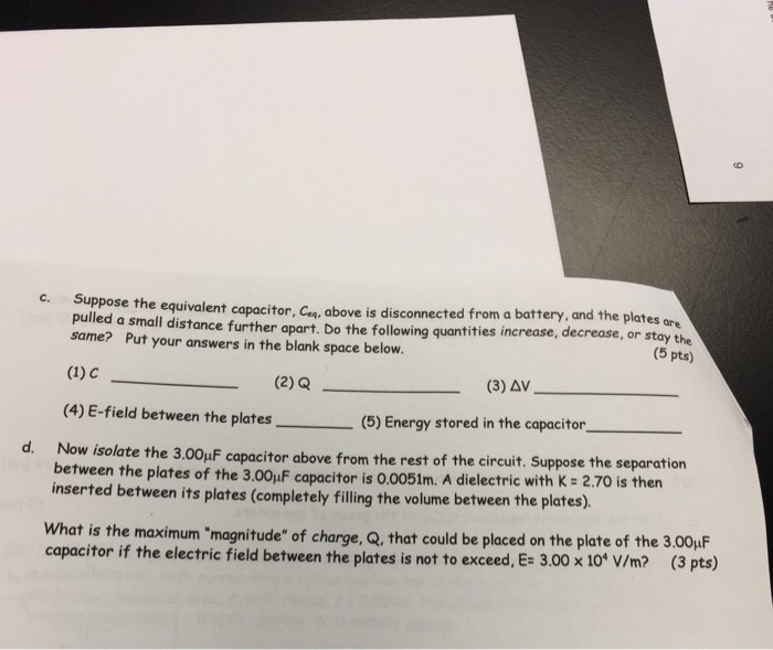 Q3 Consider The Three Vacuum Filled Capacitors C Chegg Com