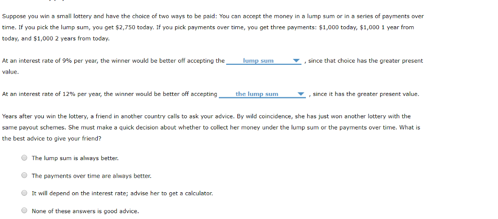 lotto lump sum payout calculator