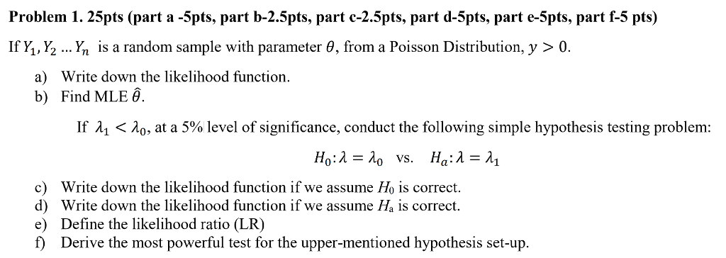 Solved Problem 1 25pts Part A 5pts Part B 2 5pts Par Chegg Com