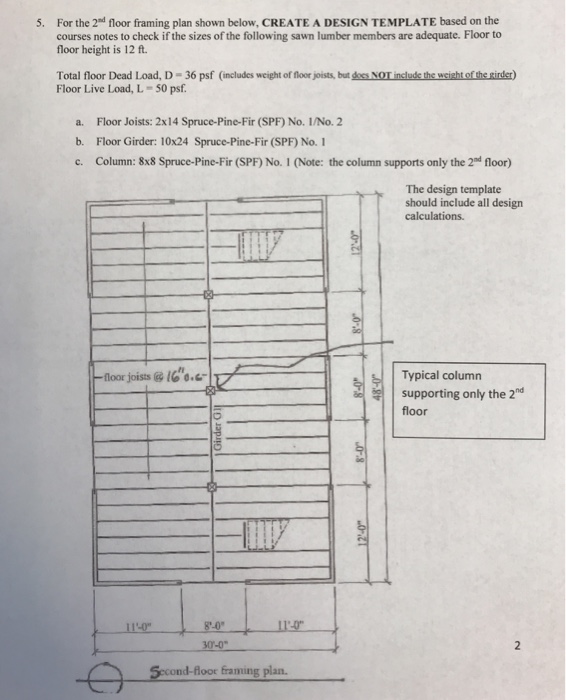 floor framing plan example