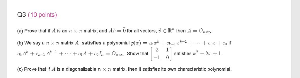 Solved Hello For Question 1 I Would Like Solutions To Pa Chegg Com