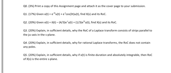 Solved Q0 3 Print A Copy Of This Assignment Page And Chegg Com