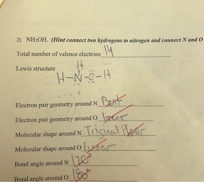 nh2oh lewis structure