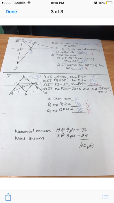 Solved If Ln 30 Then Pr If Pq 68 Then Mn Chegg Com