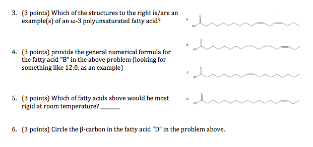 Solved 3 Points Which Of The Structures To The Right Is Chegg Com