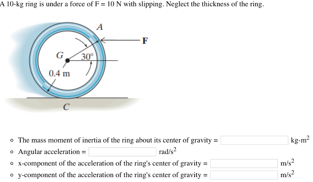 SOLVED: A crate is hung by ropes attached to a steel ring. Assume that the  center of gravity (CG) of the crate shown lies at its geometric center and  that ring A