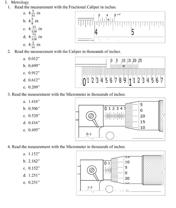 how to read a caliper in inches