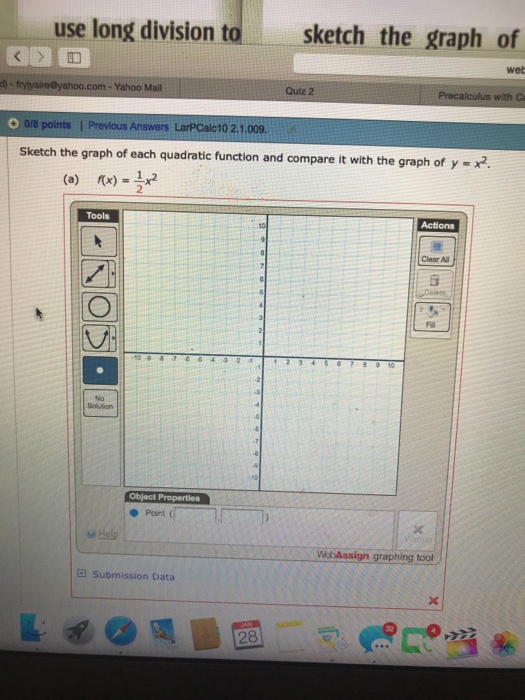 Solved Use Long Division To Sketch The Graph Of Web Yahoo