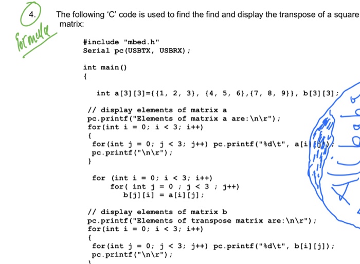 Solved Write The Code Using C Language Different Than The Chegg Com