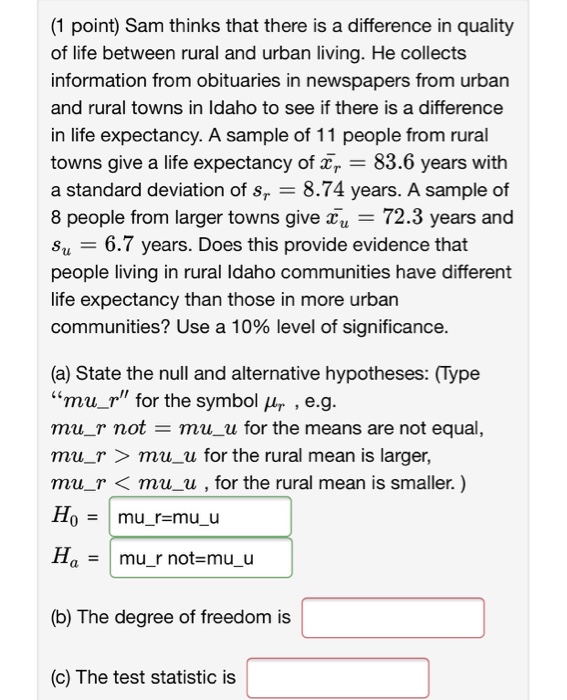 Solved Sam Thinks That There Is A Difference In Quality O Chegg Com