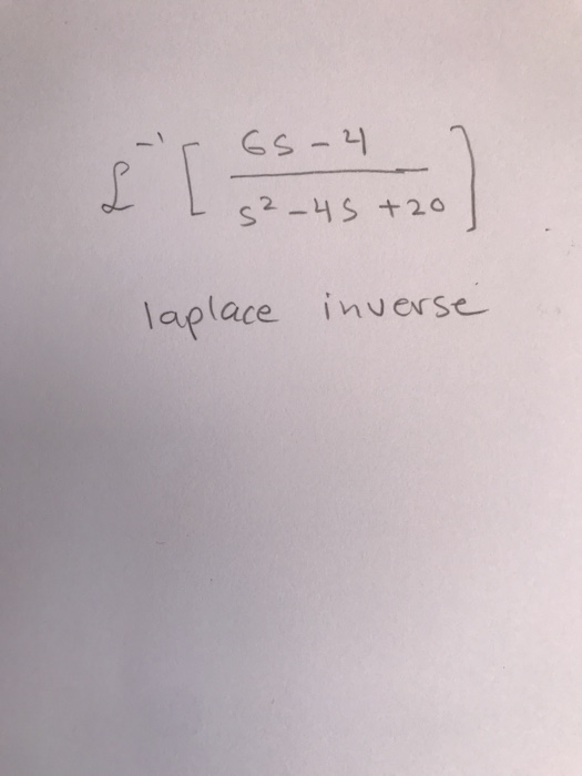 laplace inuerse aup