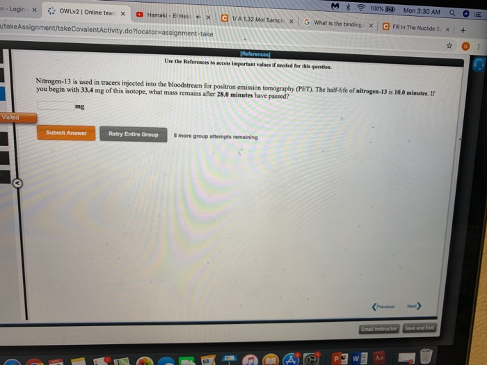 Solved S What 132 E Is The Ir A Mol Sample X G Binding Chegg Com