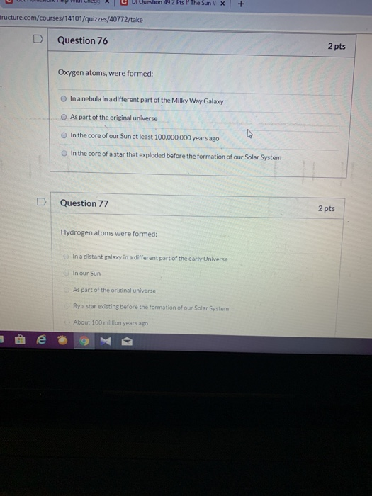 Solved Question 49 2 Pts F The Sun Vxl X1 Tructureco