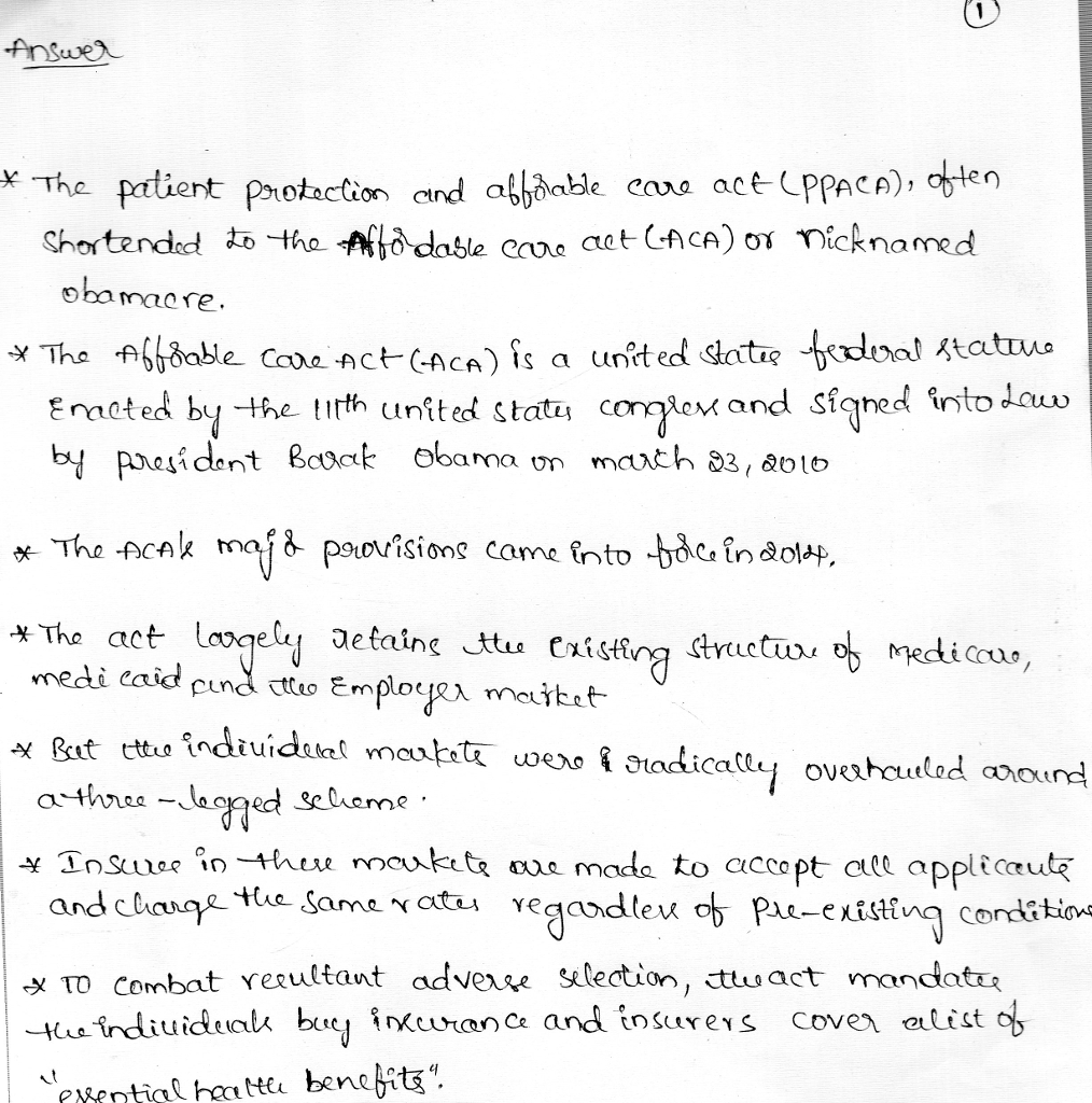 obamaore Eraeted by the titth untted Stat bi psident poovisions came f ttue TO Combat rexuttant adverse selection, ttw act mandatt