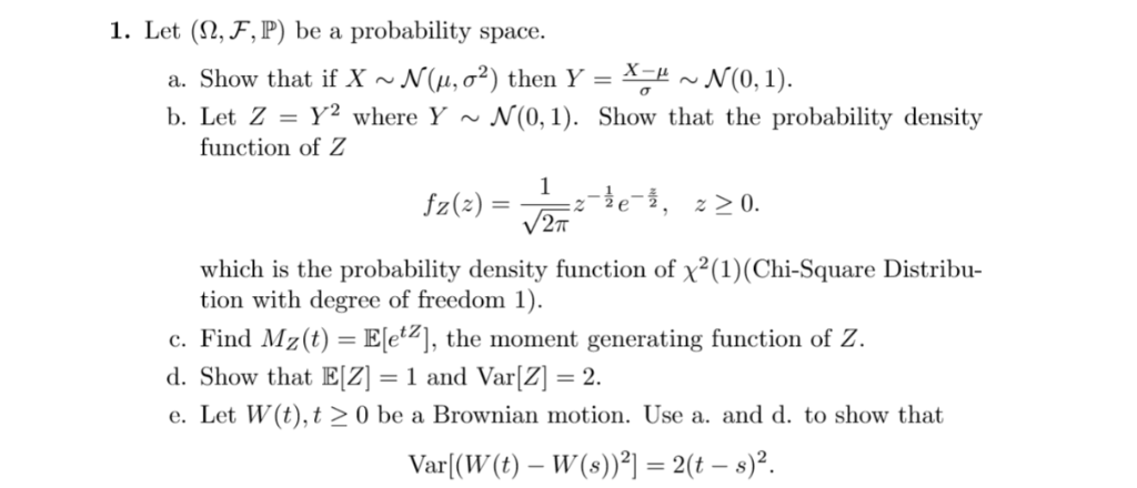 Solved 1 Let 2 F P Be A Probability Space A Show T Chegg Com