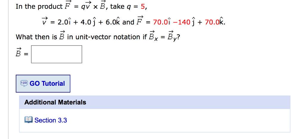 Solved In The Product F Qv X B Take Q 5 2 0i 4 O 6 Chegg Com