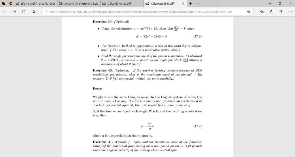 Organic chemistry review questions