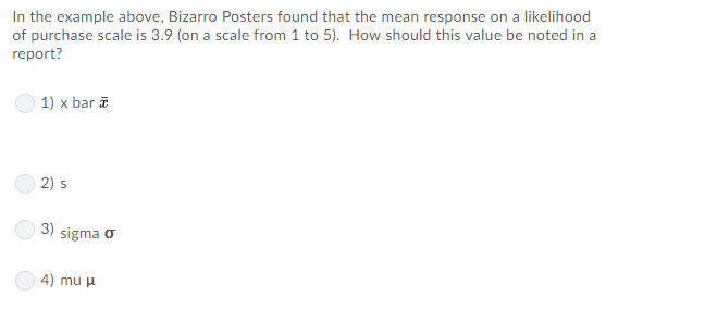 Solved In The Example Above Bizarro Posters Found That T
