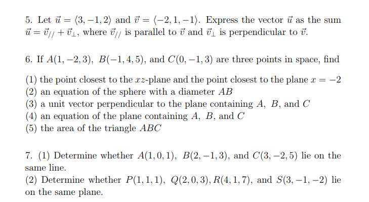 Solved 5 Let U 3 1 2 And U 2 1 1 Express The Chegg Com