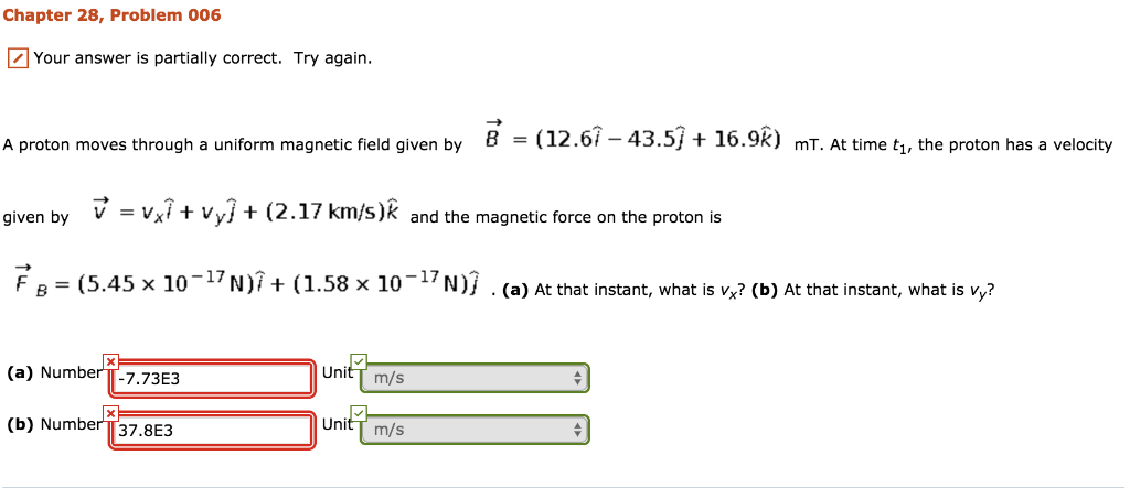 Solved Chapter 28 Problem 006 Your Answer Is Partially C Chegg Com