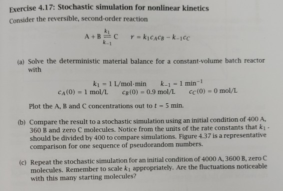 Exercise 4 17 Stochastic Simulation For Nonlinear Chegg Com