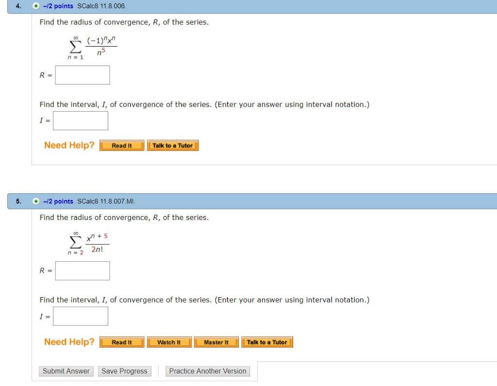 Solved Find The Radius Of Convergence R Of The Series Chegg Com