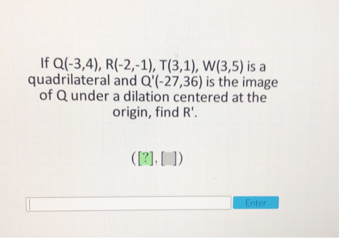 Solved If Q 3 4 R 2 1 T 3 1 W 3 5 Is A Chegg Com