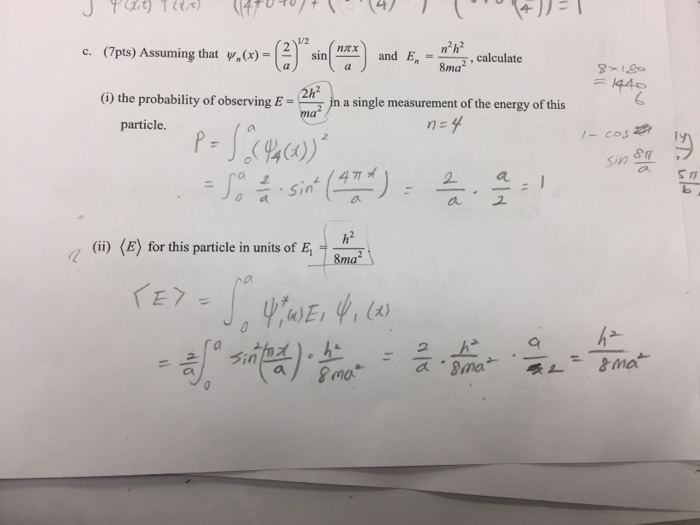 Solved A Particle In A I D Box Has The Superposition Stat Chegg Com