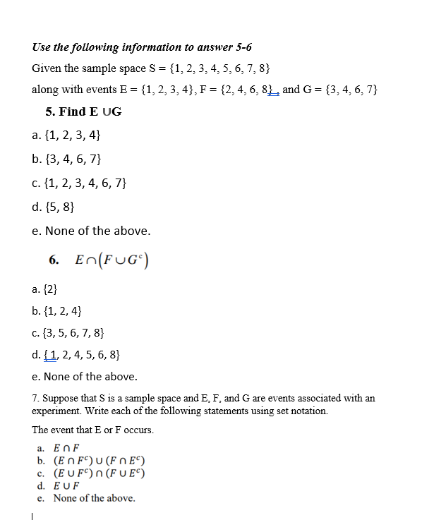 Solved Use The Following Information To Answer 5 6 Given Chegg Com