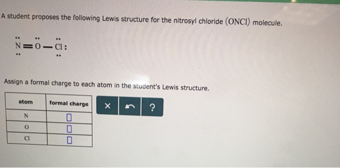 Solved A Student Proposes The Following Lewis Structure F