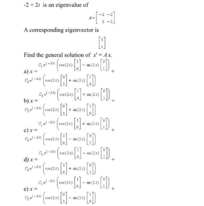 Solved Engineering Mathematics: Can You Show Me How To Solve | Chegg.com