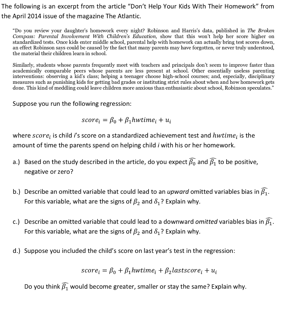 Dont Help Your Kids With Their Homework >> The Following Is An Excerpt From The Article Don Chegg Com Dont Help Your Kids With Their Homework >> The Following Is An Excerpt From The Article Don Chegg Com