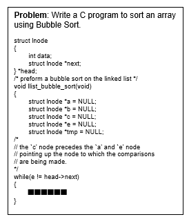 C Program for Bubble Sort on Linked List - GeeksforGeeks