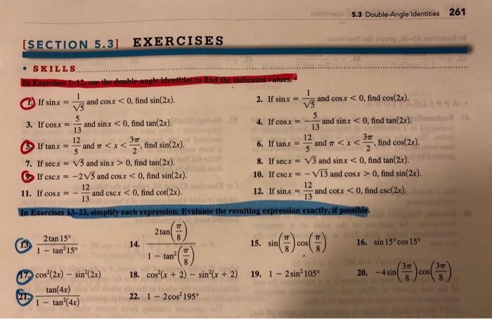 Unit 12 trigonometry homework 4 the unit circle answers image
