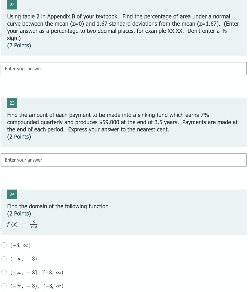 Solved 22 Using Table 2 In Appendix B Of Your Textbook