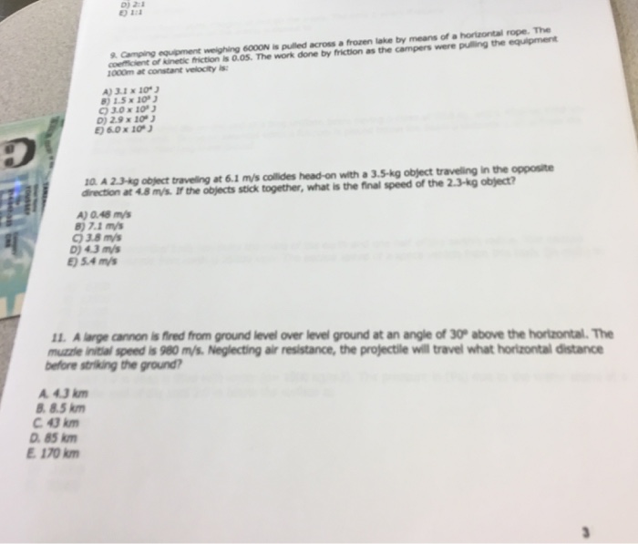 Camg Equipment Weighing 6000n Is Pulled Across A Chegg 