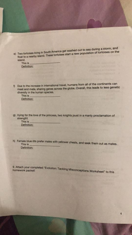 Directional selection example image