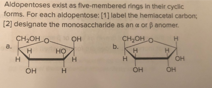 cyclic aldopentose