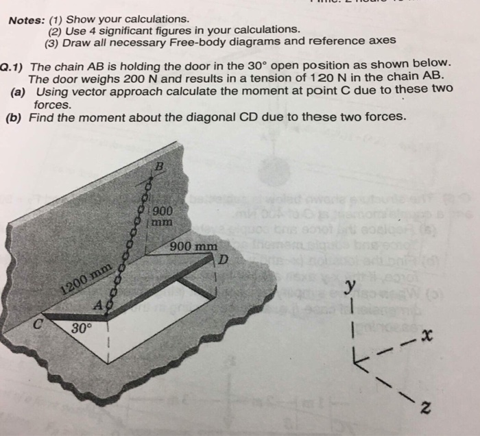 Solved Notes 1 Show Your Calculations 2 Use 4 Signi