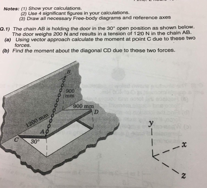 Solved Notes 1 Show Your Calculations 2 Use 4 Signi