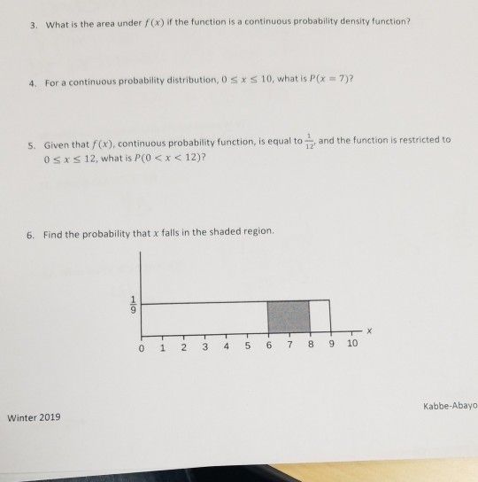 Solved 3 What Is The Area Under F X If The Function Is Chegg Com